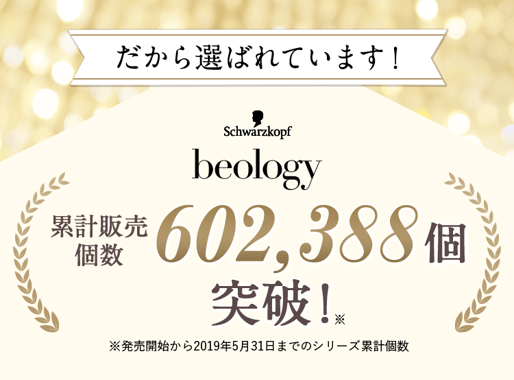 だから選ばれています！累計販売個数602,388個突破！※ ※発売開始から2019年5月31日までのシリーズ累計個数