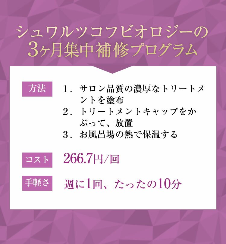 シュワルツコフビオロジーの3ヶ月集中プログラム